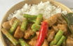 Pork Panang Curry on Rice