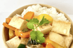 Tofu in Oyster Sauce on Rice